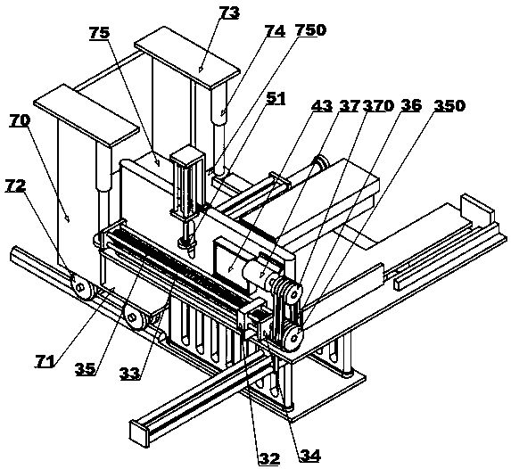 An aluminum ingot quality inspection and transfer transport device