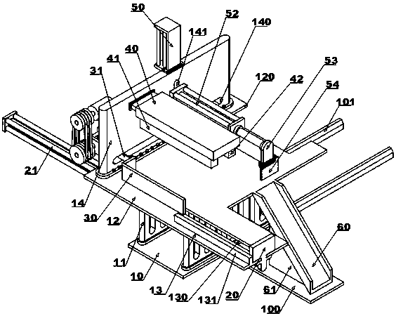 An aluminum ingot quality inspection and transfer transport device