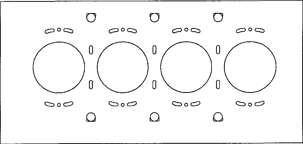 Diesel motor aluminium alloy cylinder metal mould low-pressure casting method