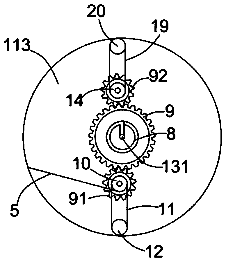 Self-service finger flexion and extension exercise and auxiliary massage device for stroke patients