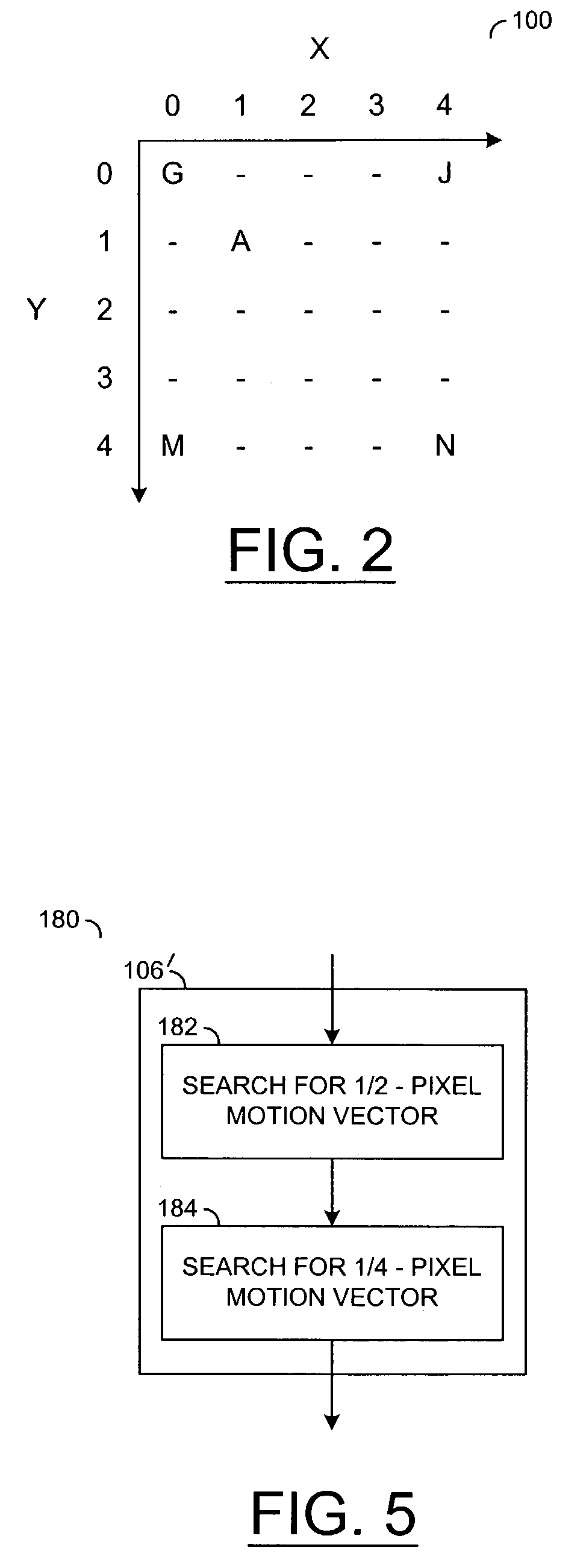 Motion estimation engine with parallel interpolation and search hardware