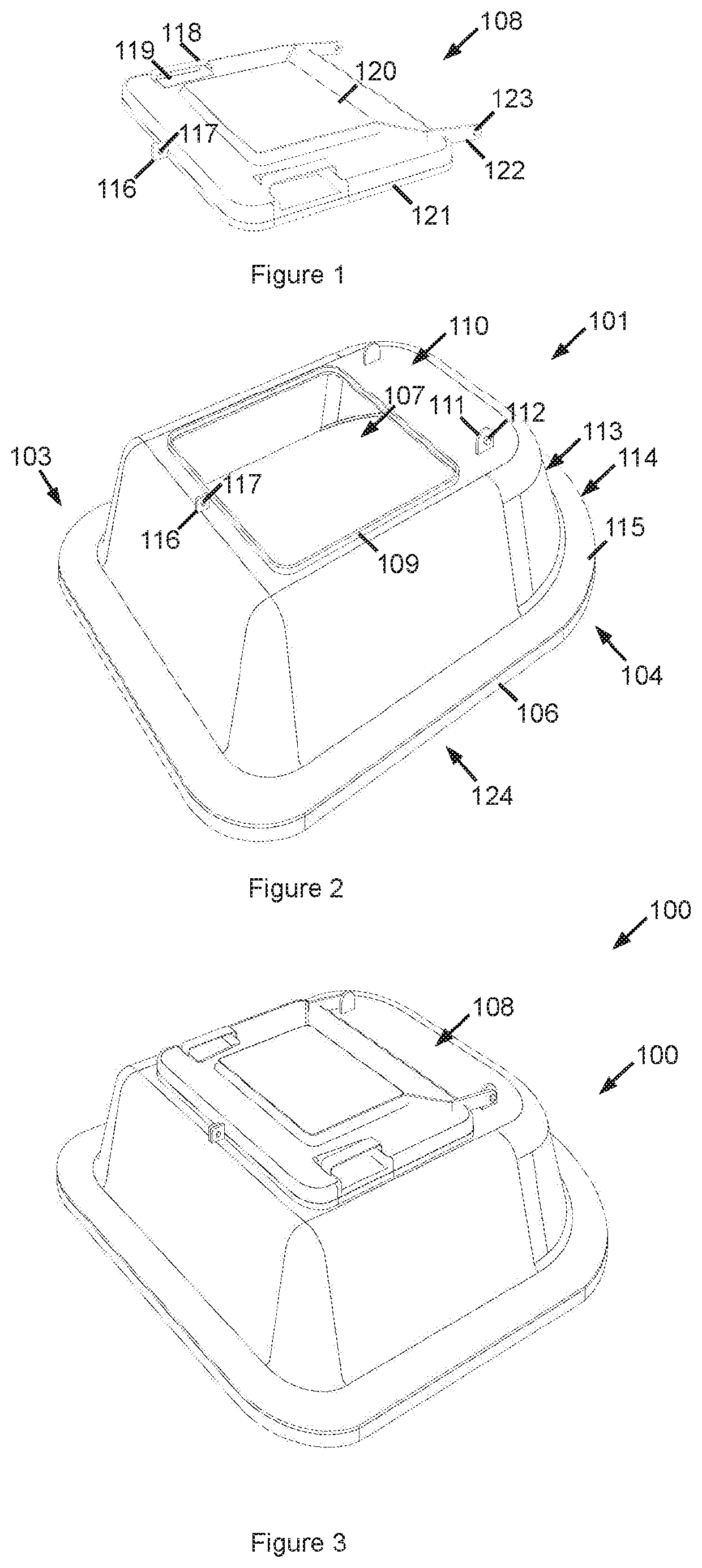 Semipermanent wheelbarrow enclosure