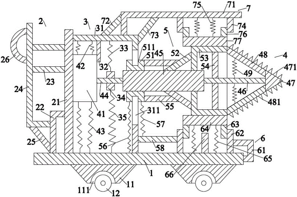 Efficient horizontal drilling device for soil layers