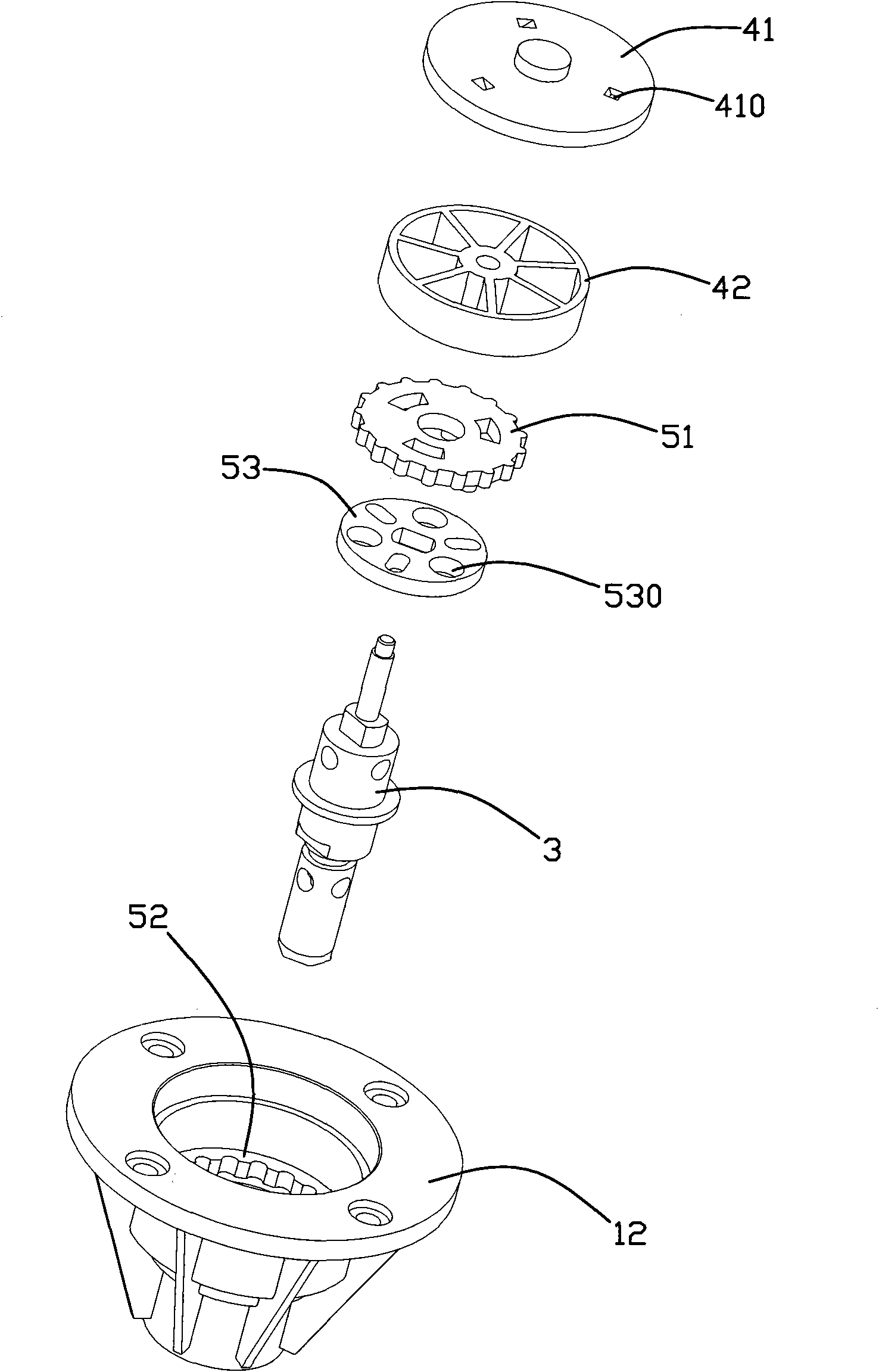 Rotary-sprinkling sprinkler