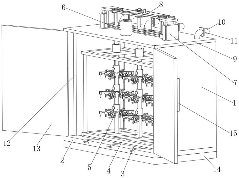 Electric engineering automatic drying device