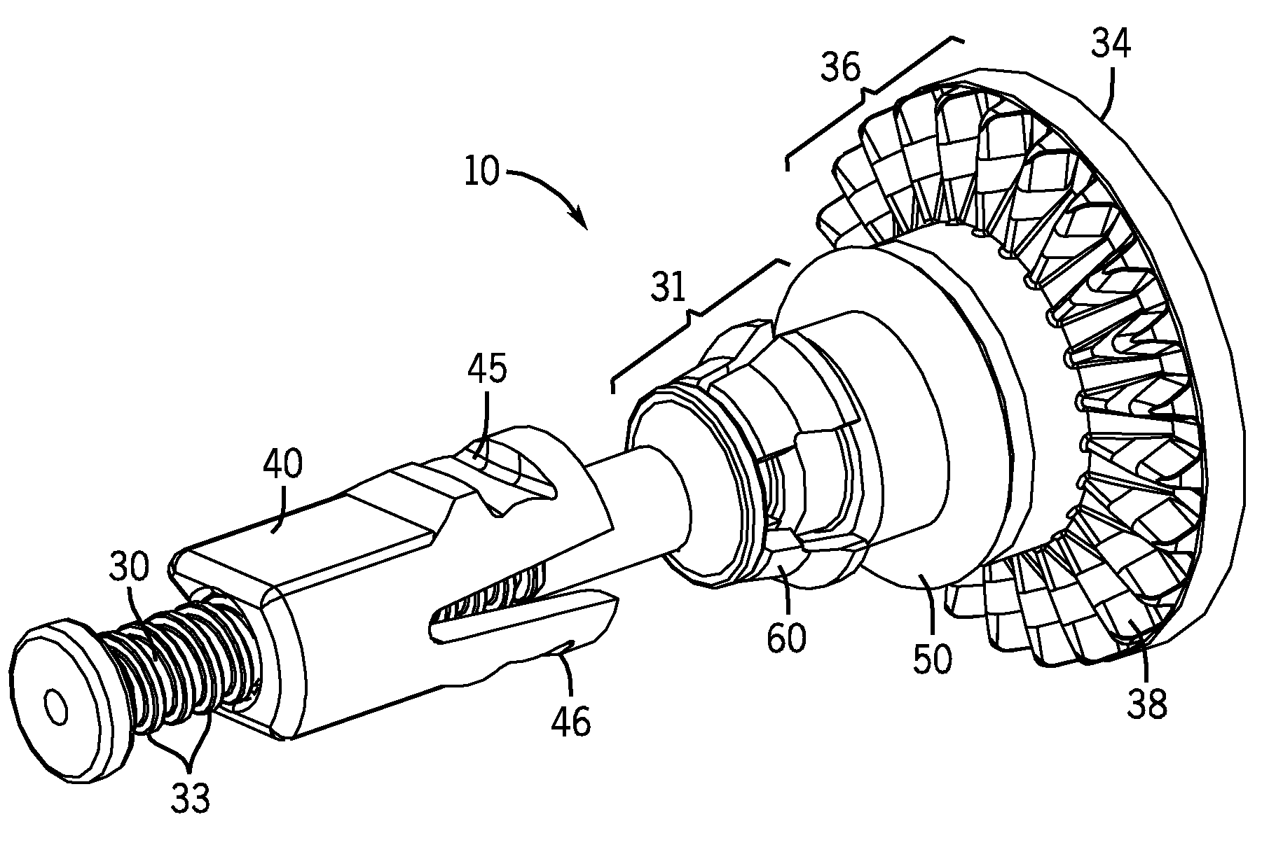 Gear screw adjuster