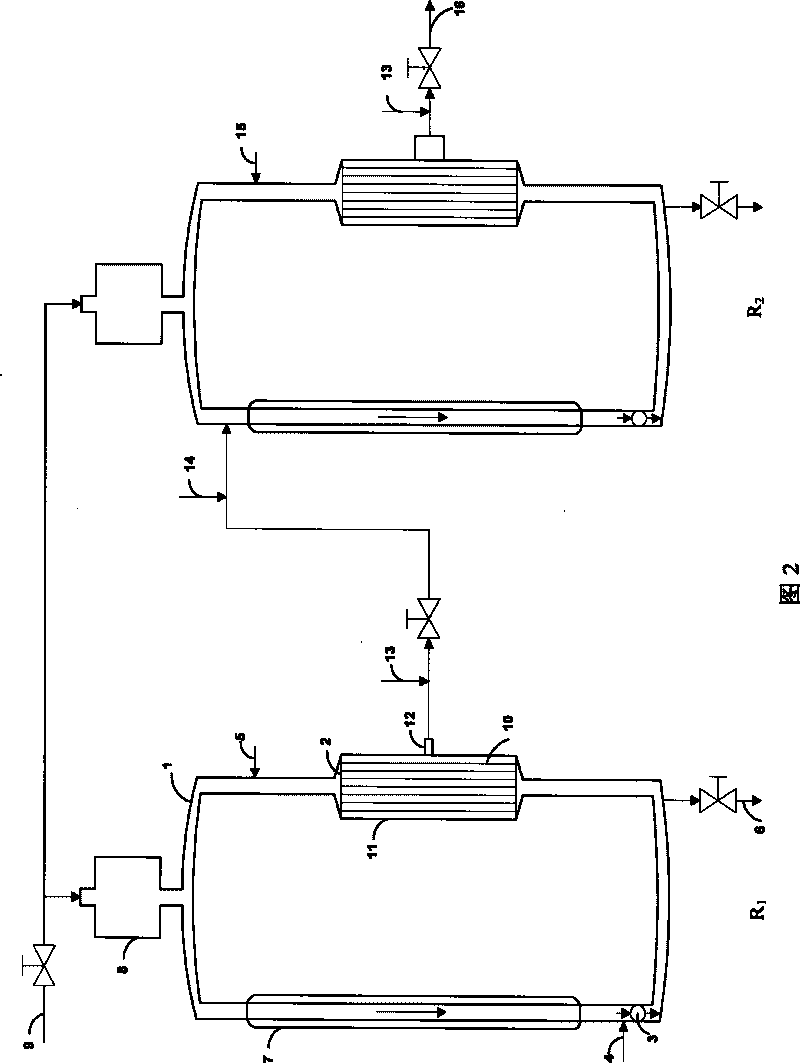 Integrated reacting and separating device