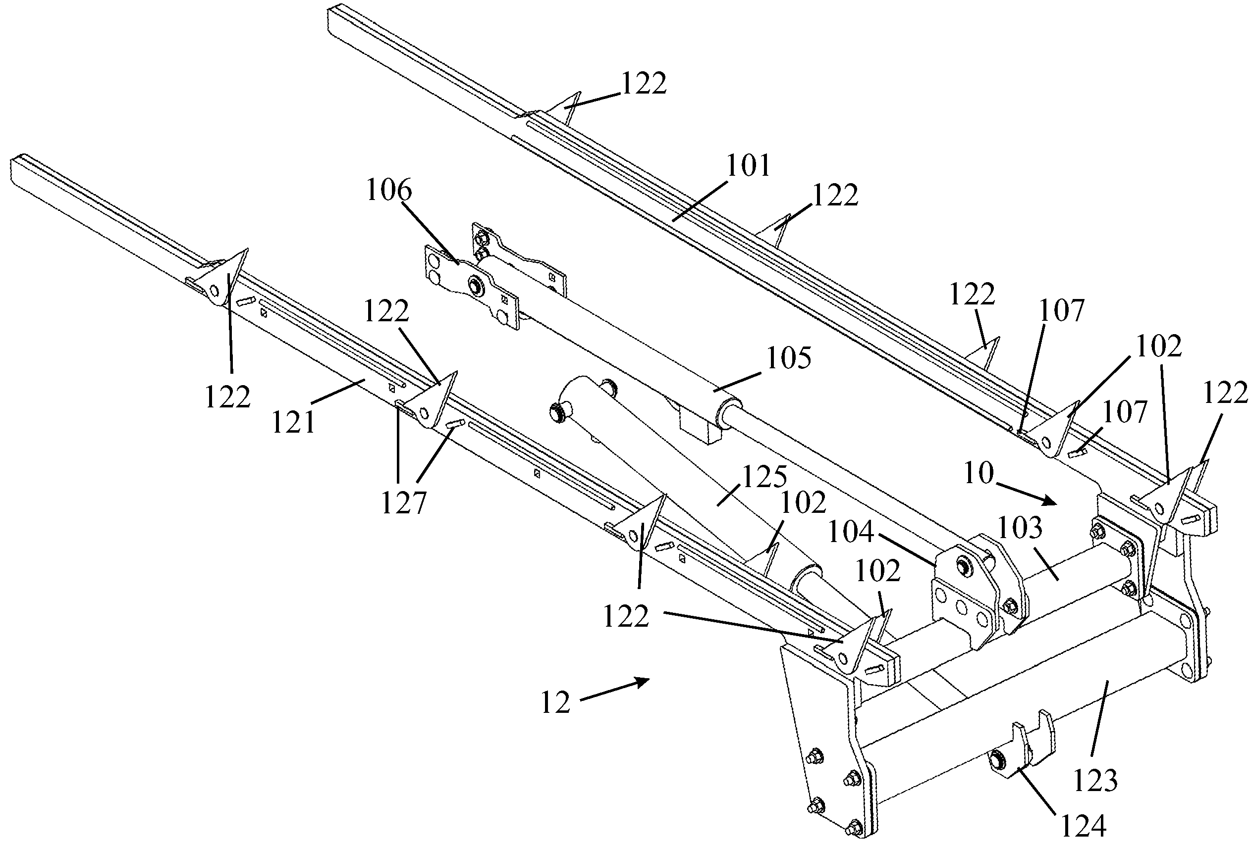 Square baler with an ejector system