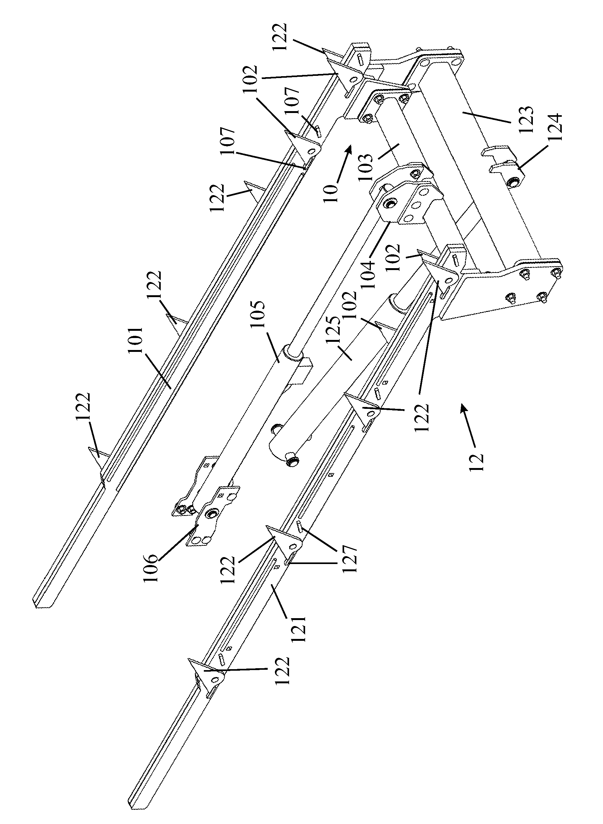 Square baler with an ejector system