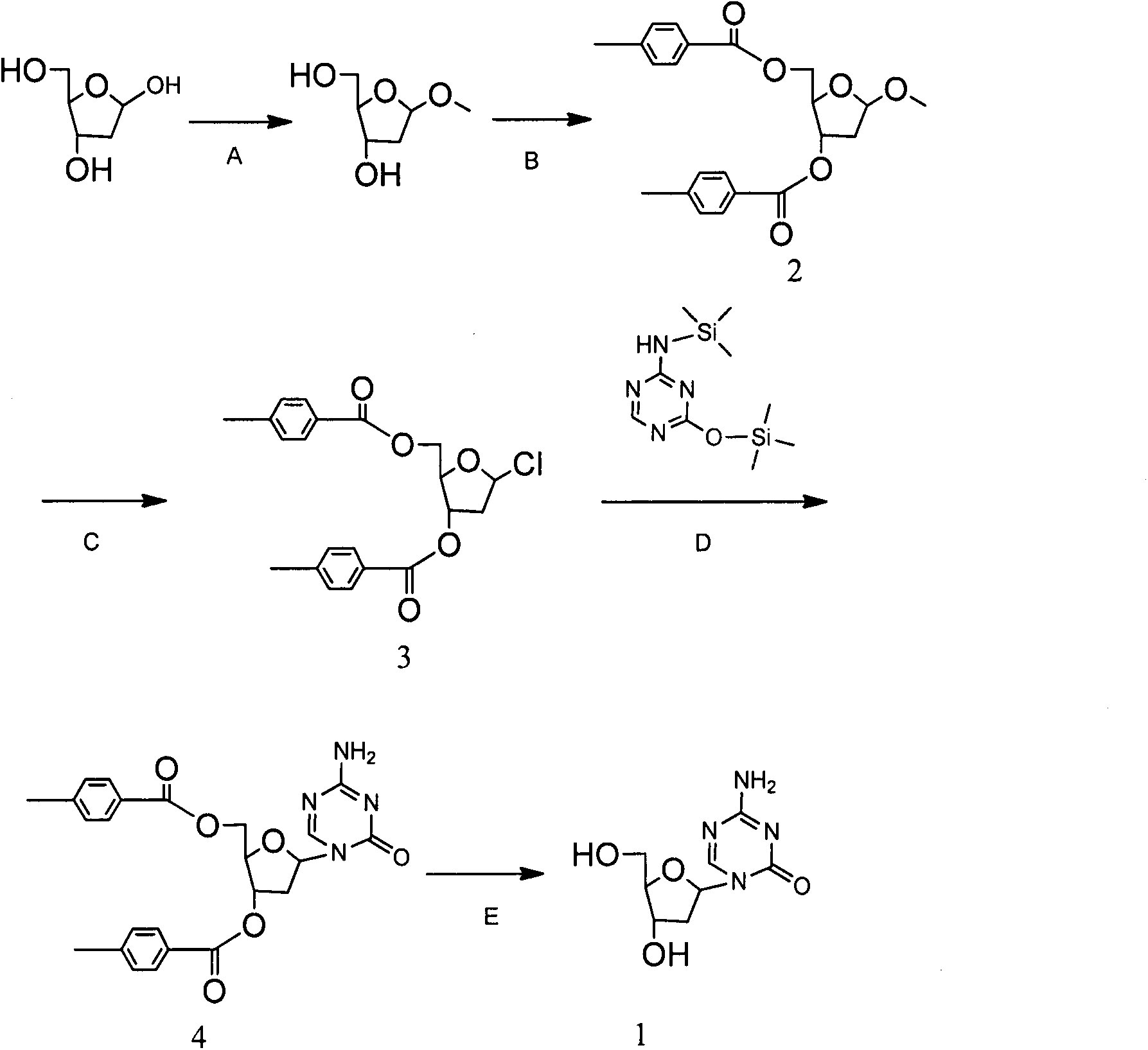 Synthesis of decitabine