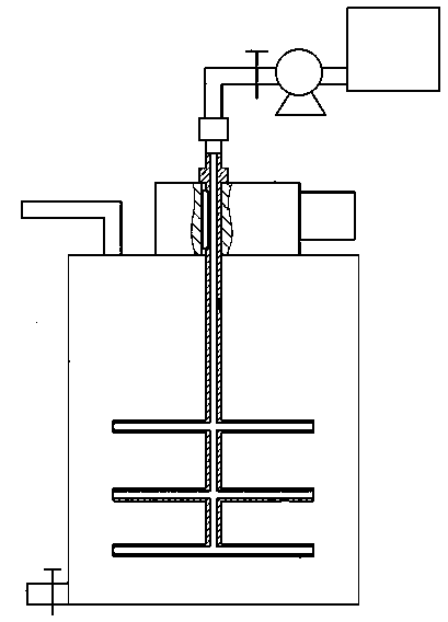 Rapid vortex-free neutralization device for electroplating wastewater