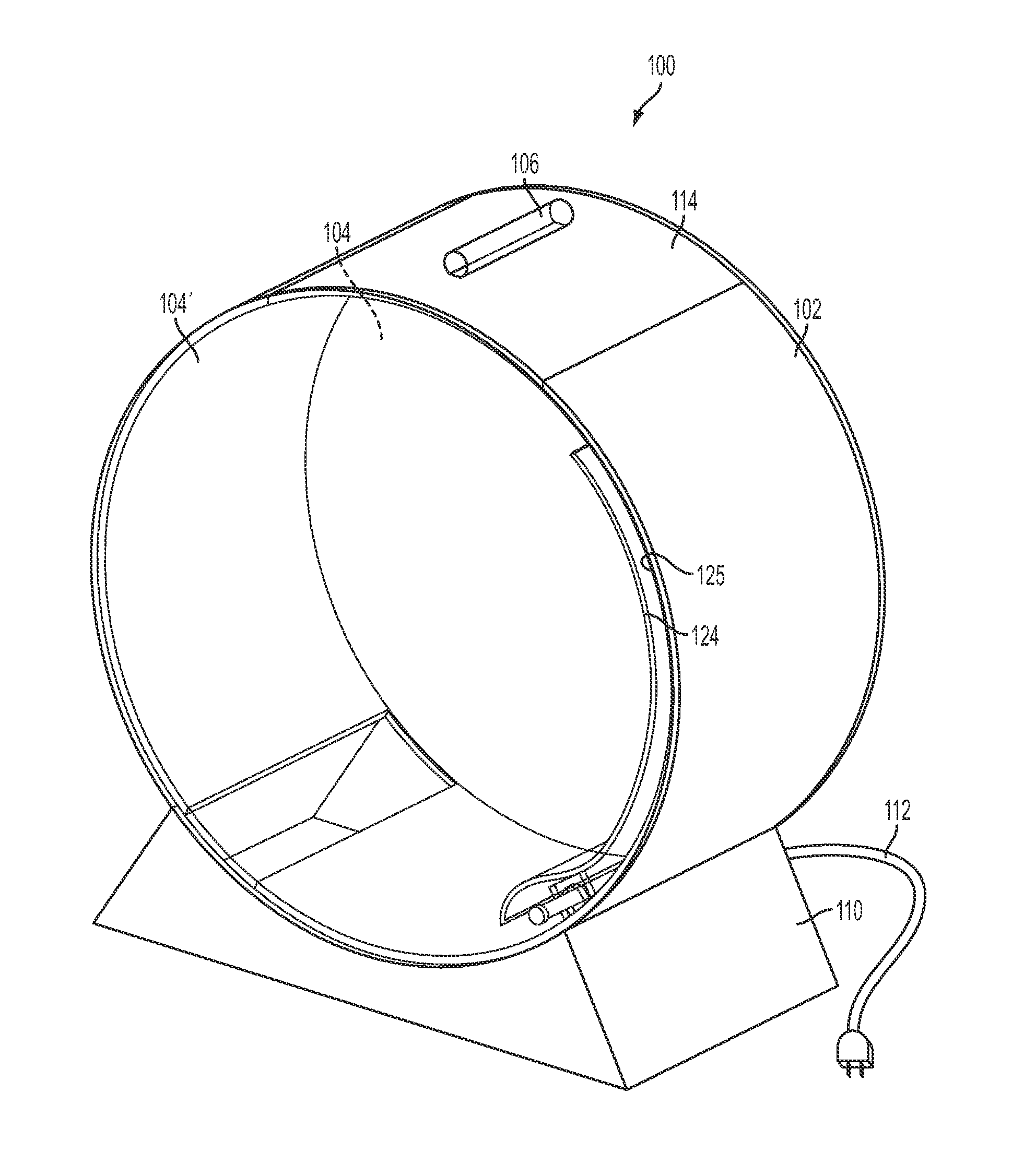 Aquarium with airlift-generated rotating water flow, methods of use and kits therefor