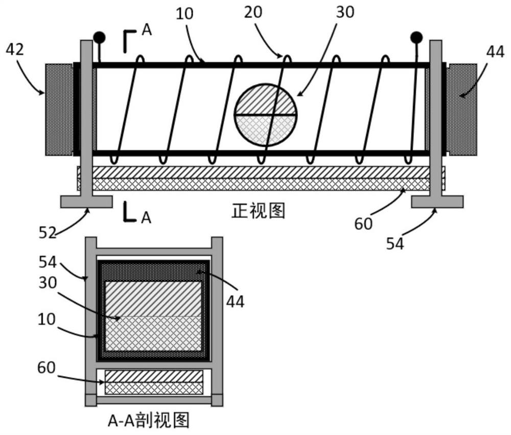 Weak multistable vibration power generation device based on rolling magnet