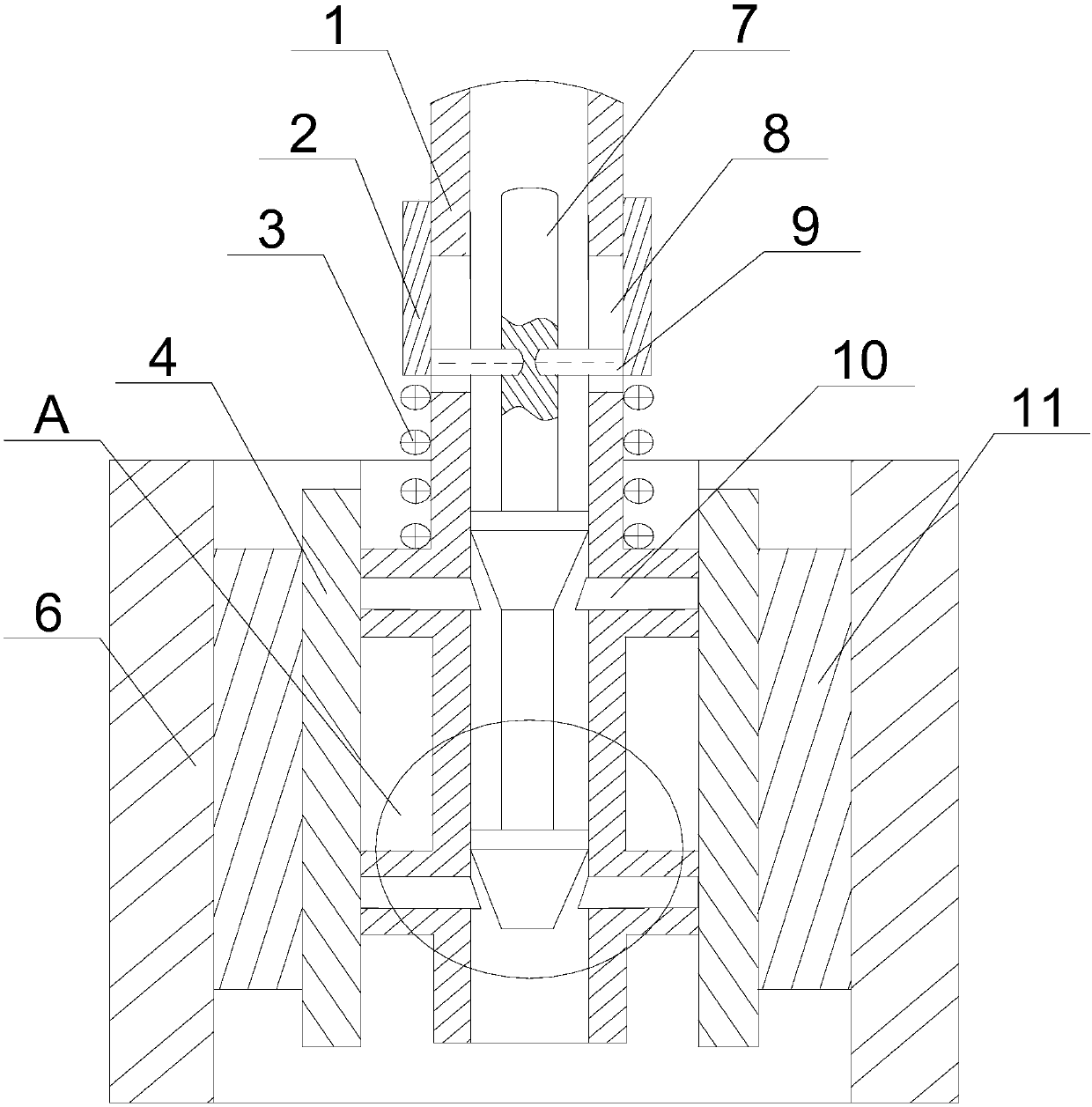 Honing head capable of improving grinding precision