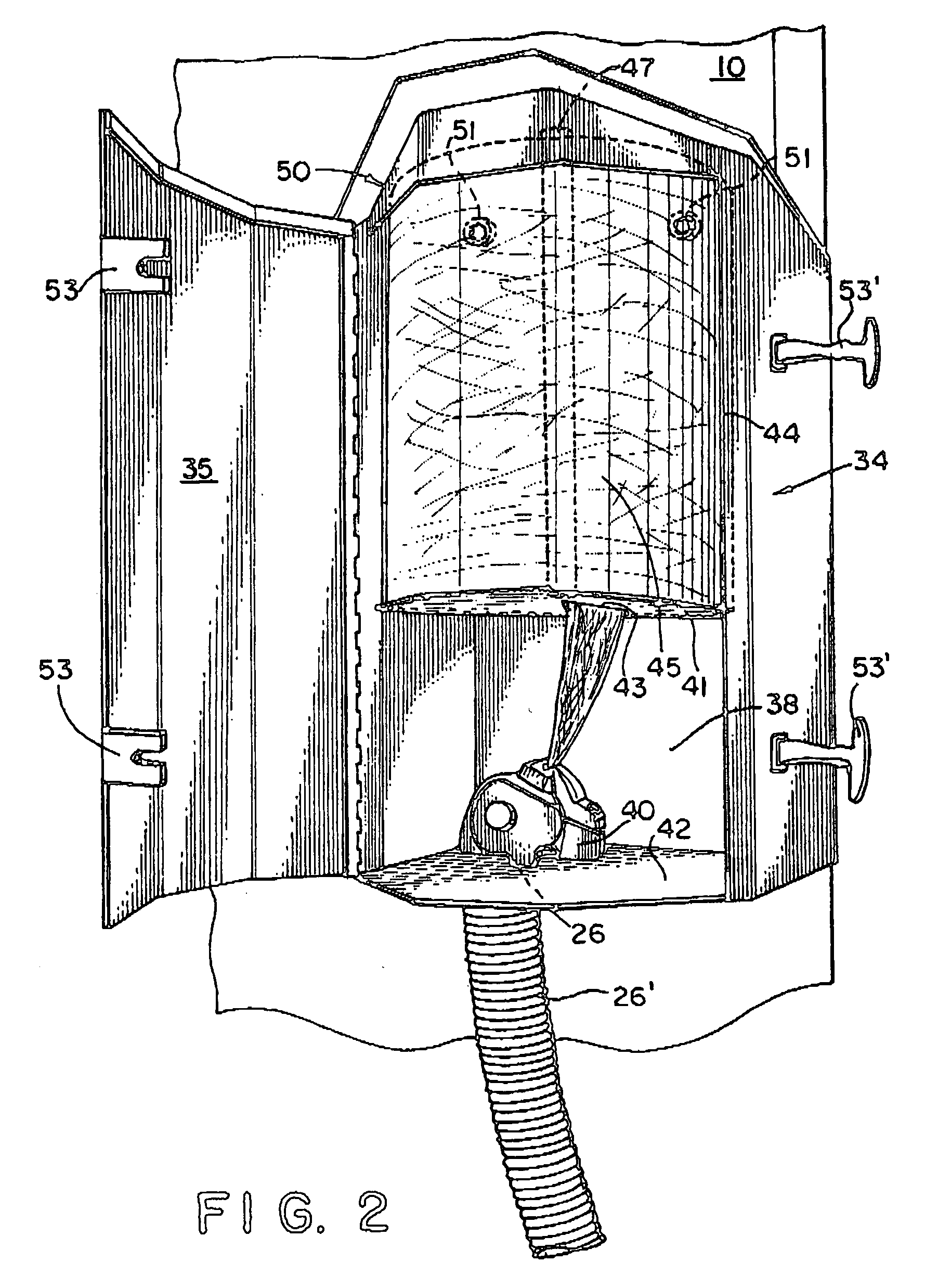 Concrete ingredient delivery truck having a mixing means and a fiber strand chopping device for mixing concrete ingredients and short fiber strand lenghts at a job site and depositing the mixture