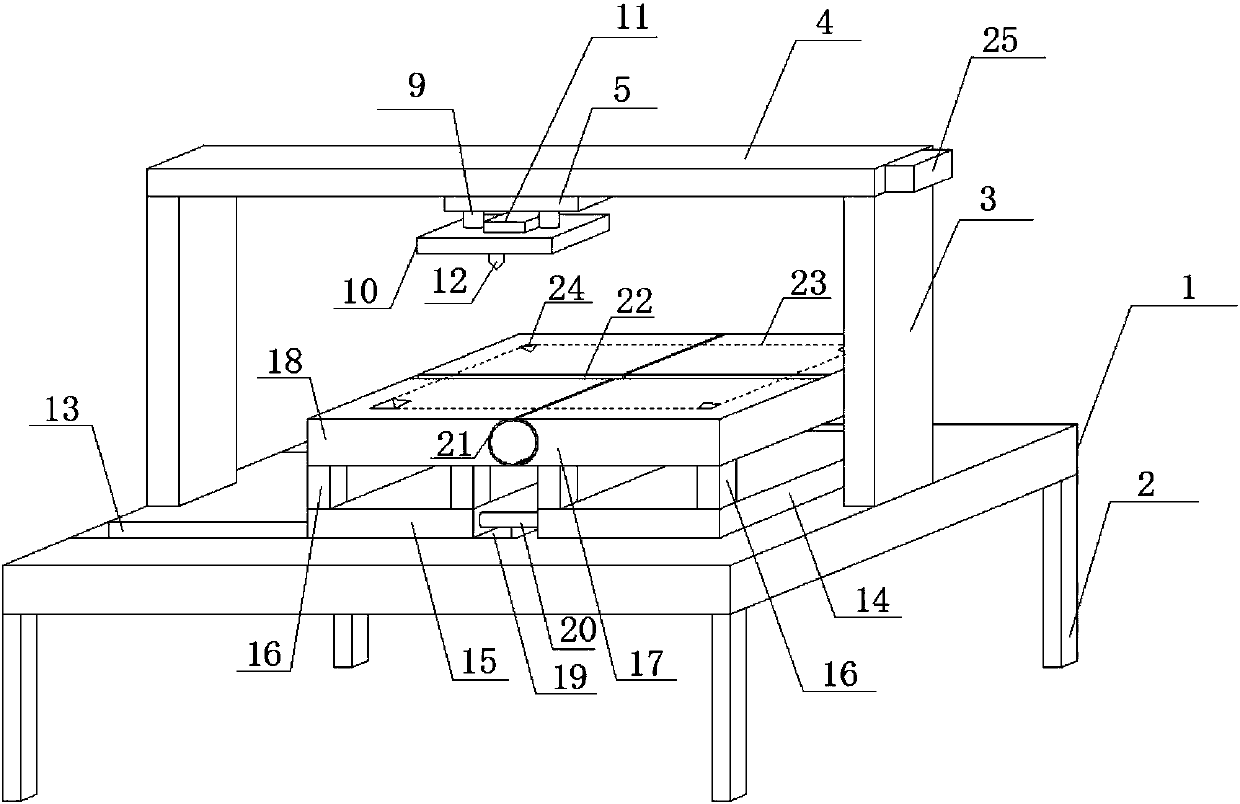 Dual-purpose cutting machine for steel tubes and steel plates