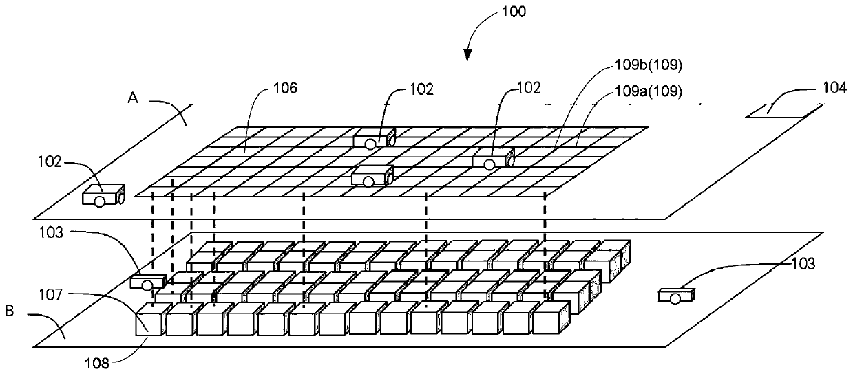 Storing and goods sorting system and control method and device for goods sorting