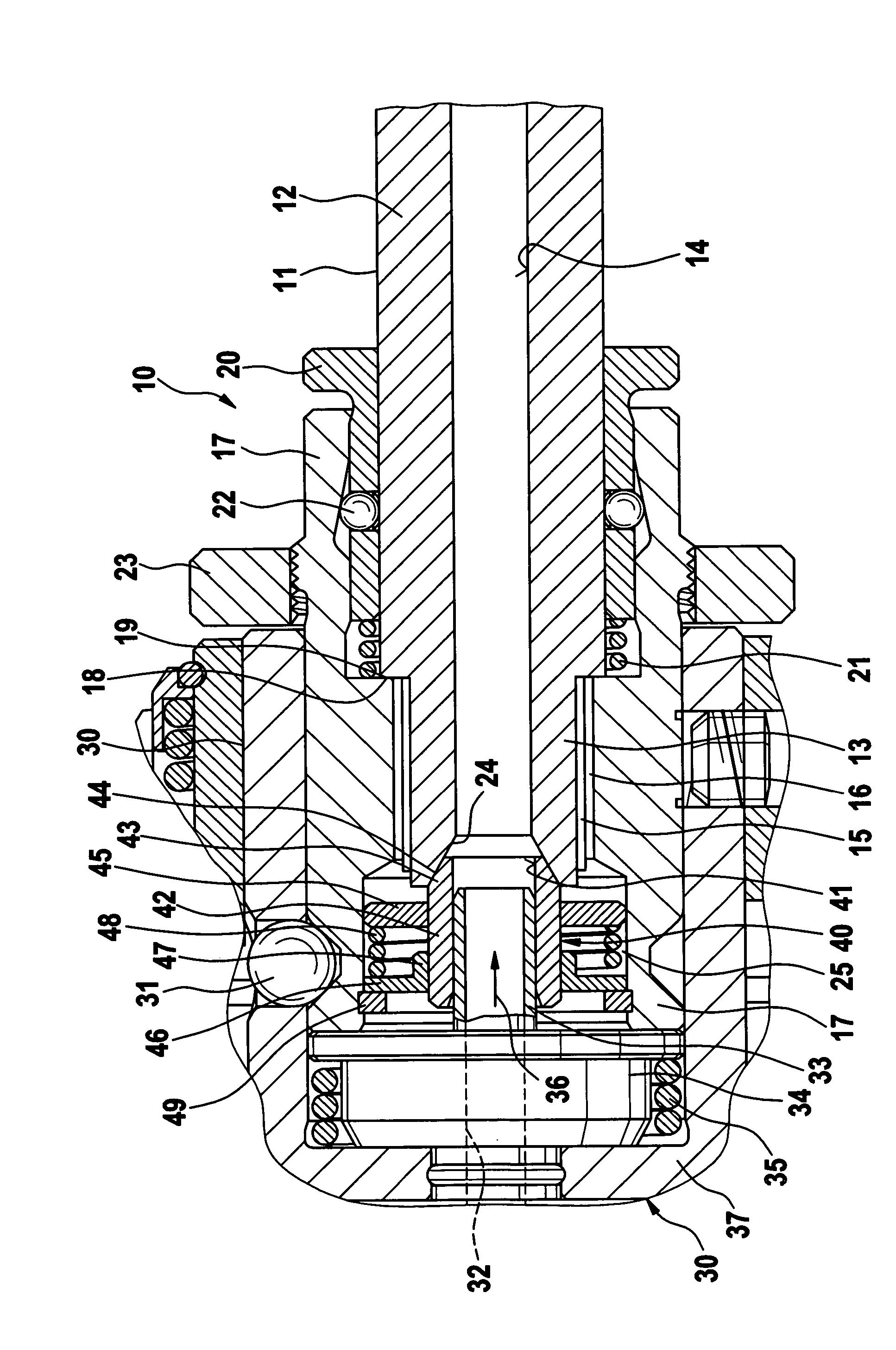 Quick-change insert for tools, especially for thread drills