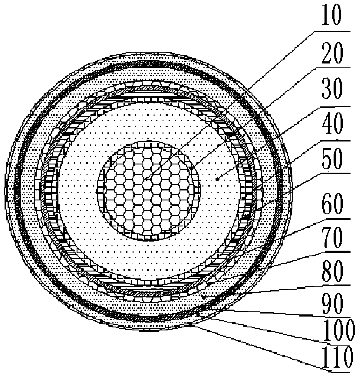 Rat-proof and termite-proof cable and preparation method thereof