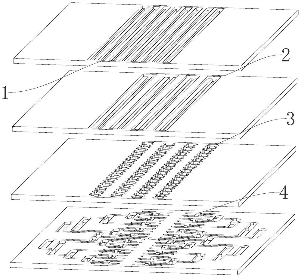 A vehicle radar antenna