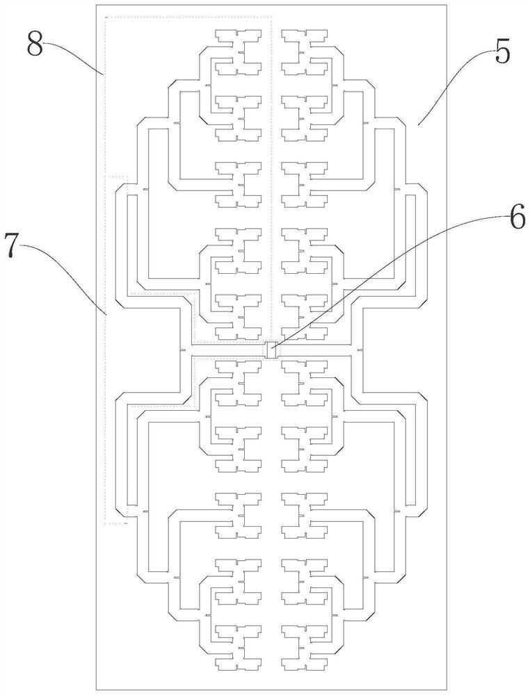 A vehicle radar antenna