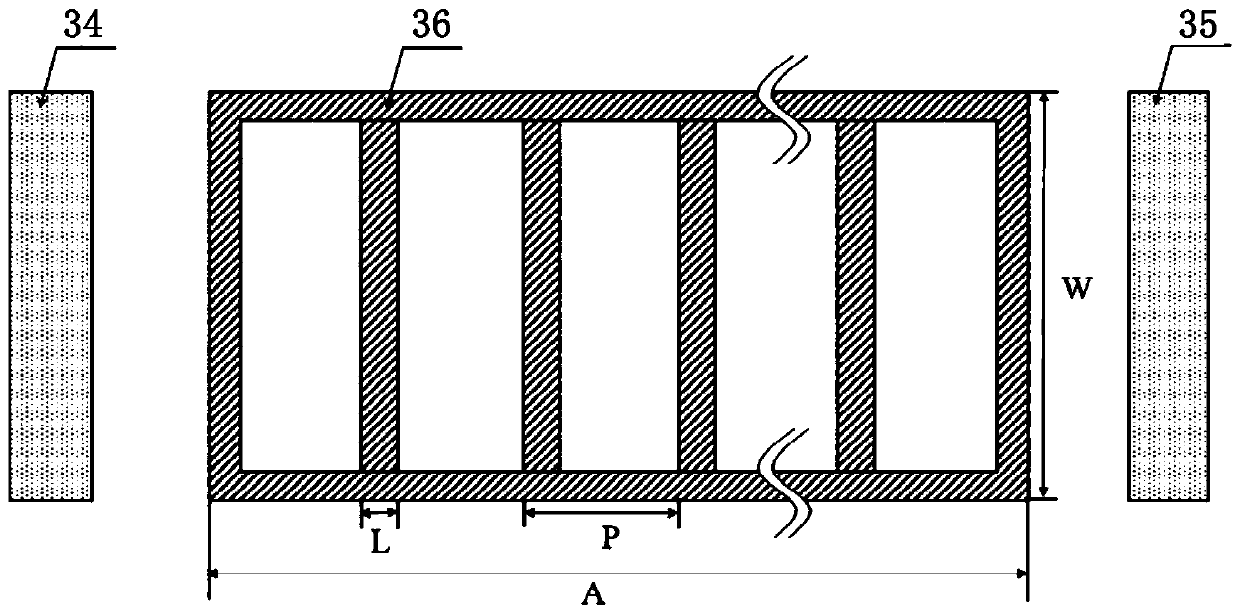 Terahertz wave amplifier based on high electron mobility transistor