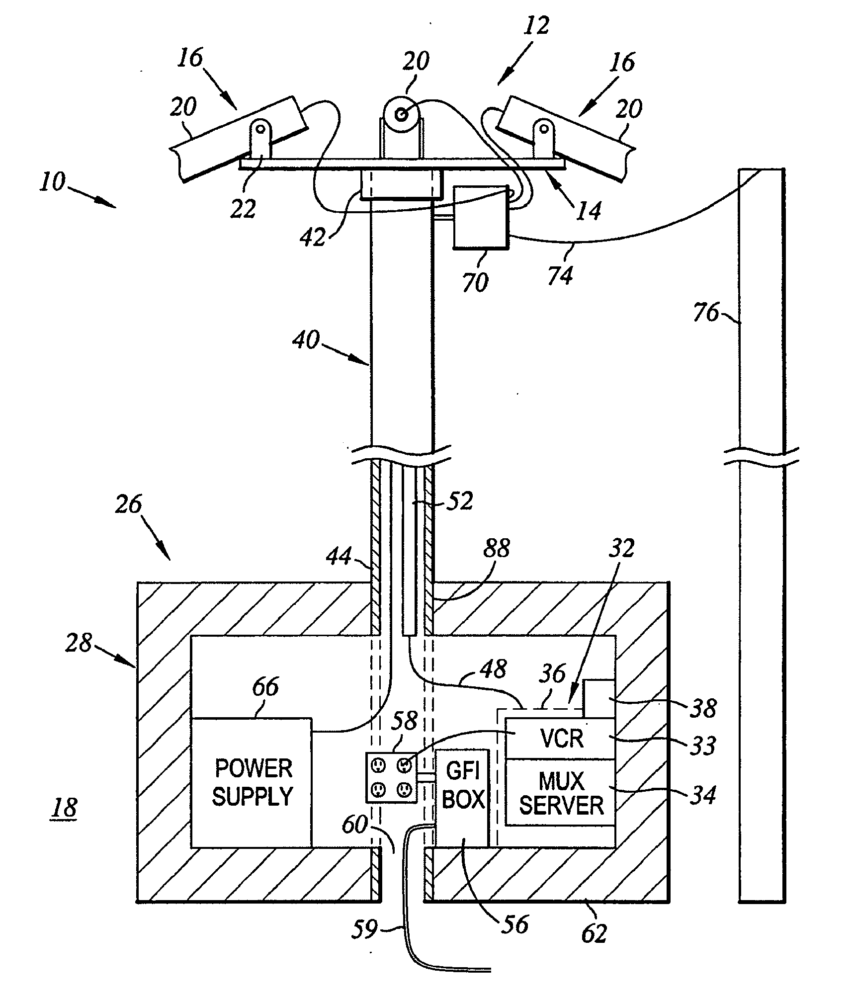 Temporary surveillance system