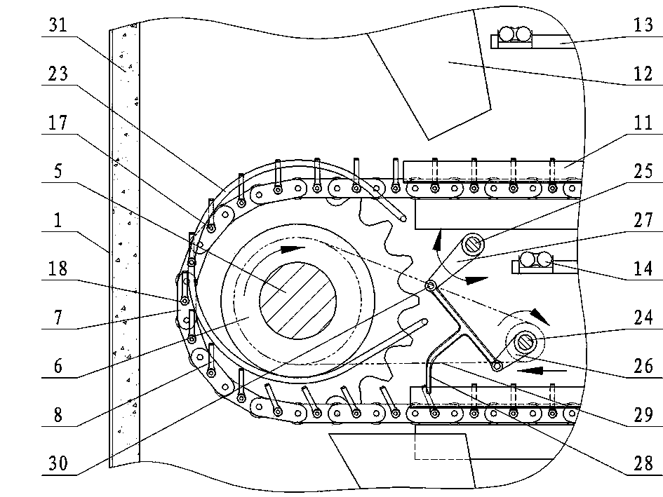 Infrared corn cob drying machine with shifting mechanisms