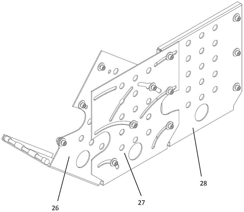 Universal-changing type vehicle end wall for testing rail vehicle end relation