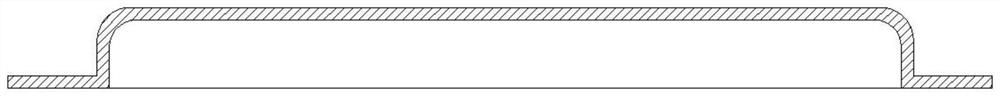 SPF/DB hollow structure forming method