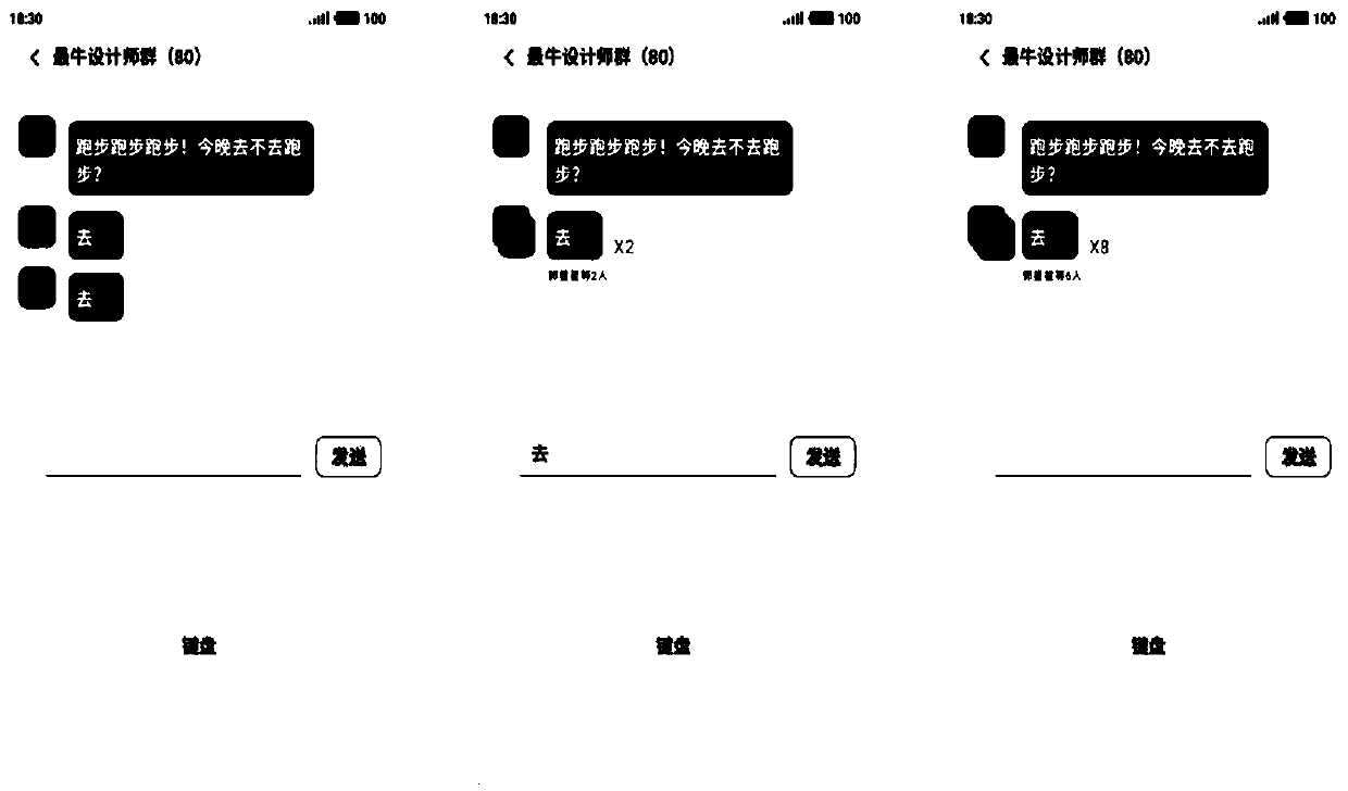 Message display method and device, computer device and computer readable storage medium