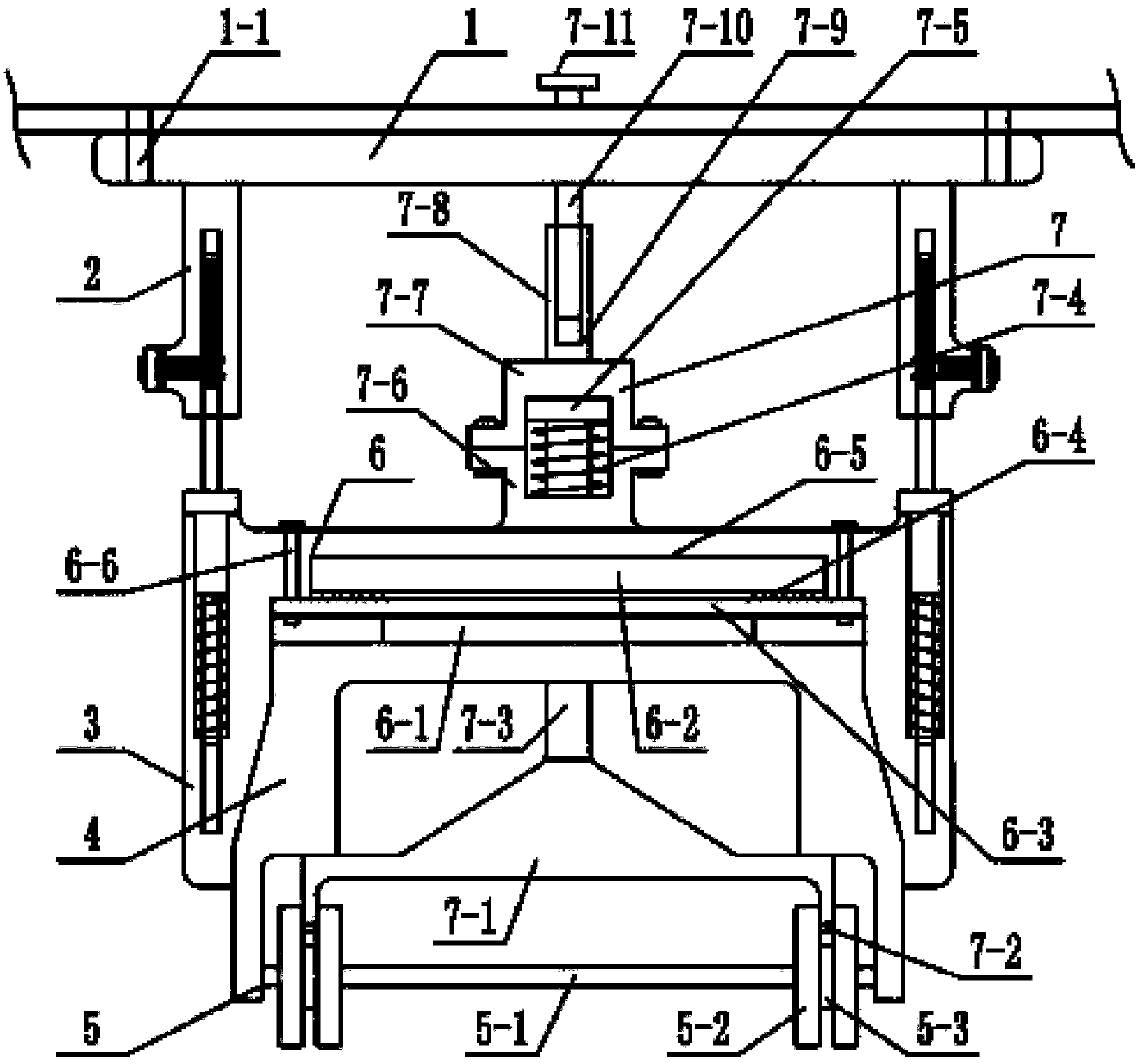 A buffer wheel structure