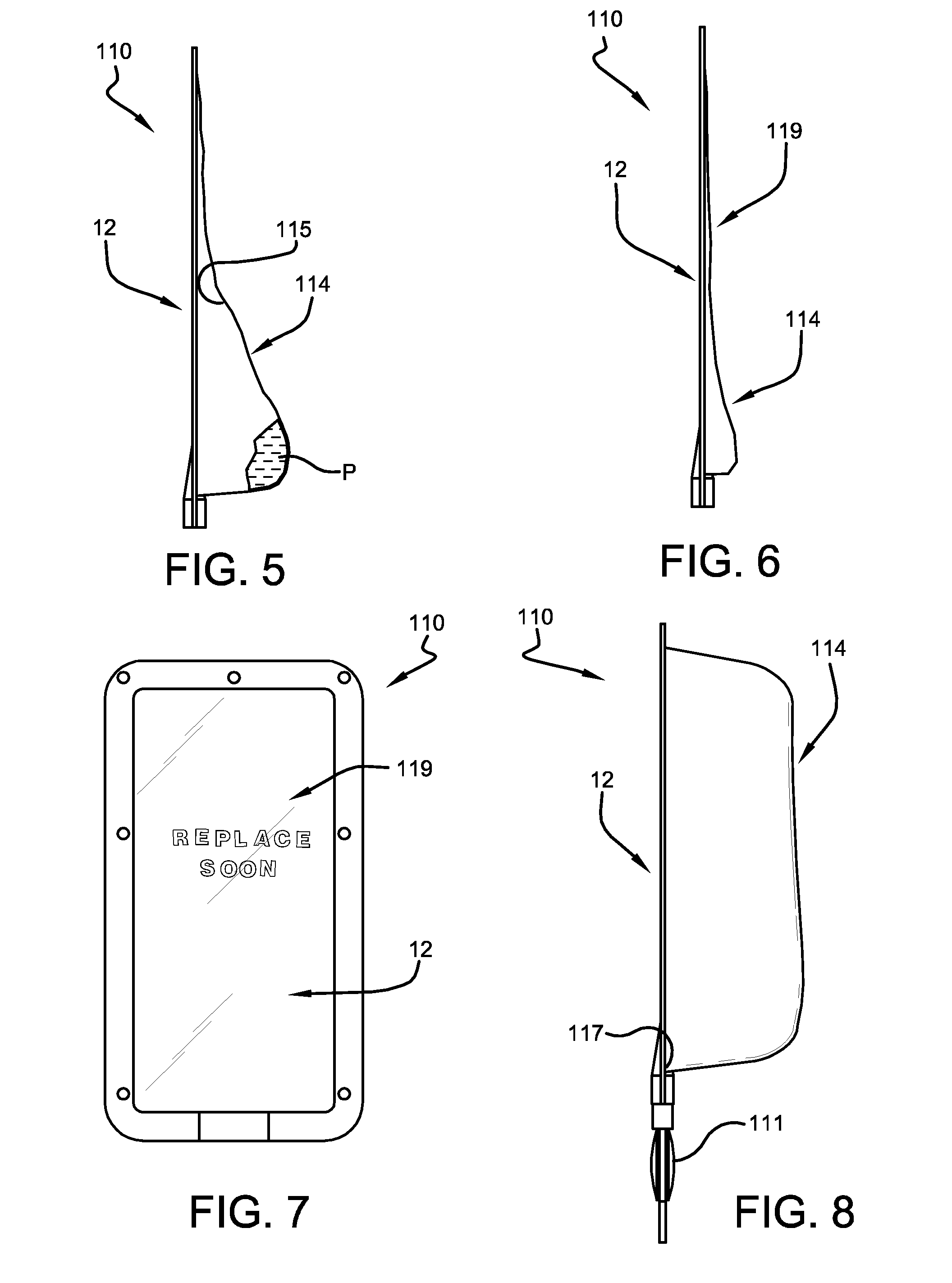 Collapsible container and dispenser employing a collapsible container