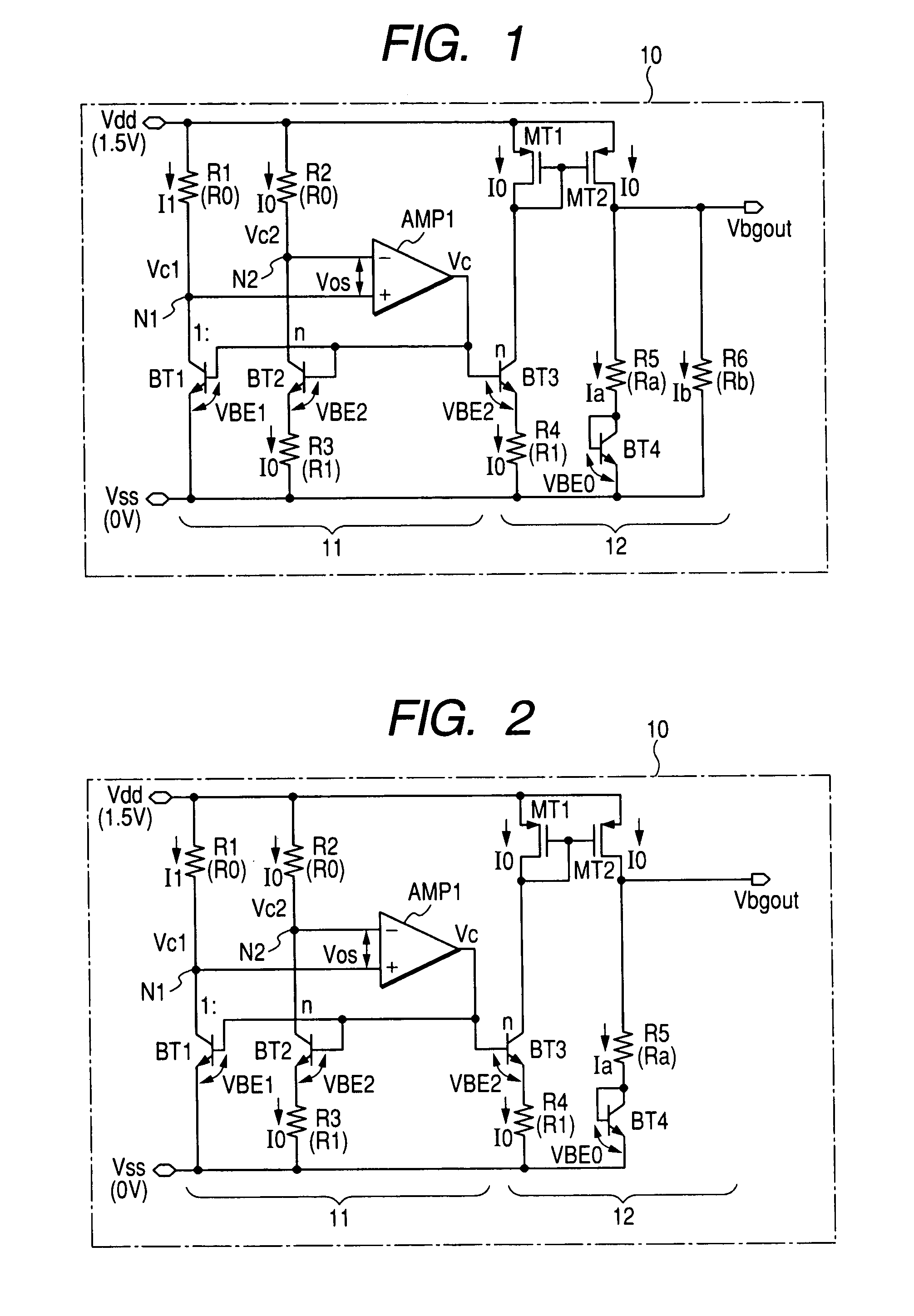 Reference voltage generating circuit, a semiconductor integrated circuit and a semiconductor integrated circuit apparatus