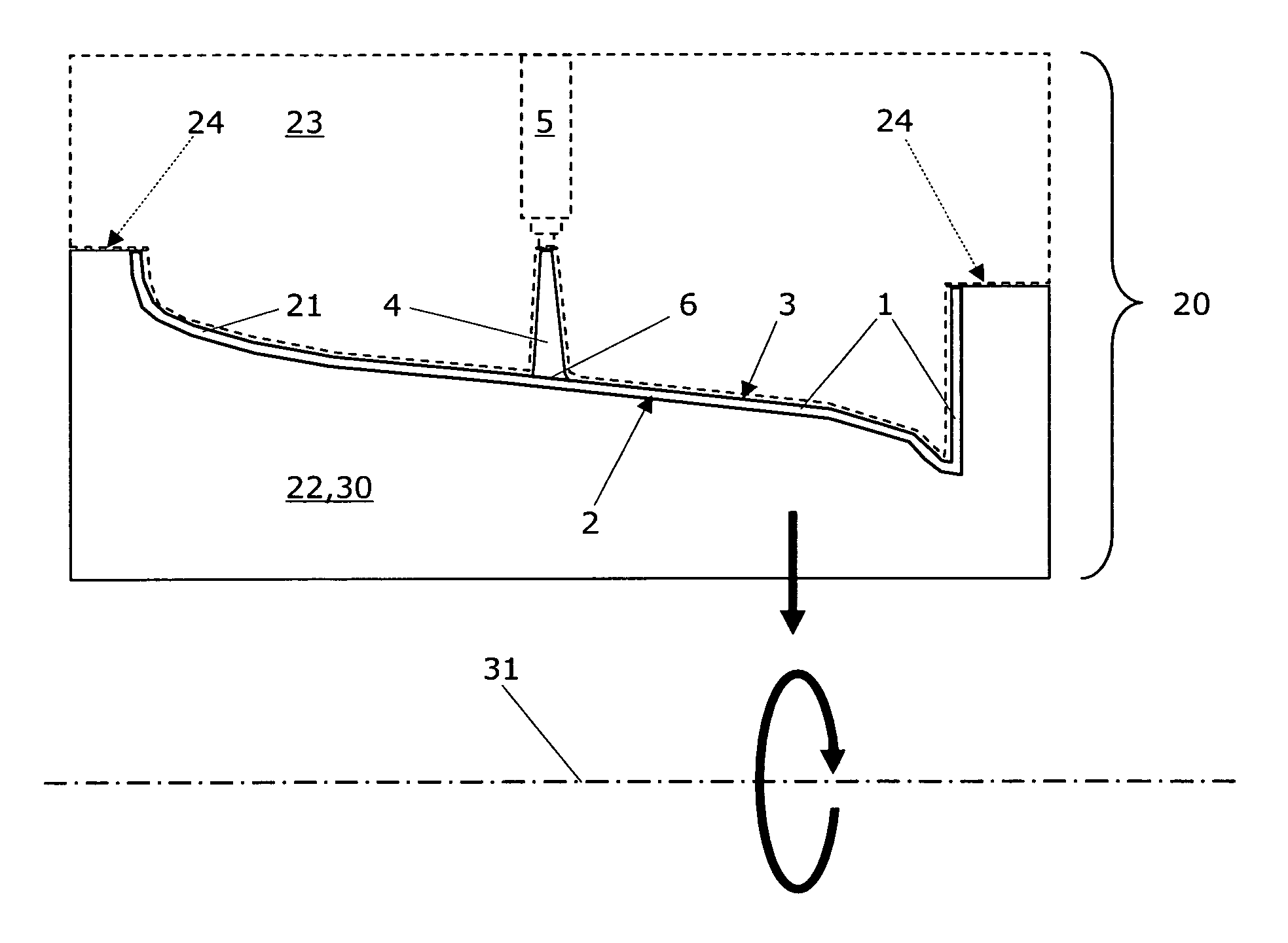Injection molding method for manufacturing plastic parts