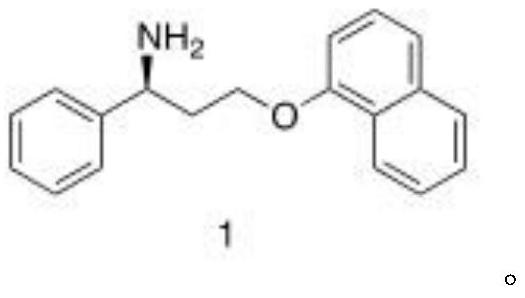 A kind of biosynthesis method of dapoxetine intermediate and intermediate thereof