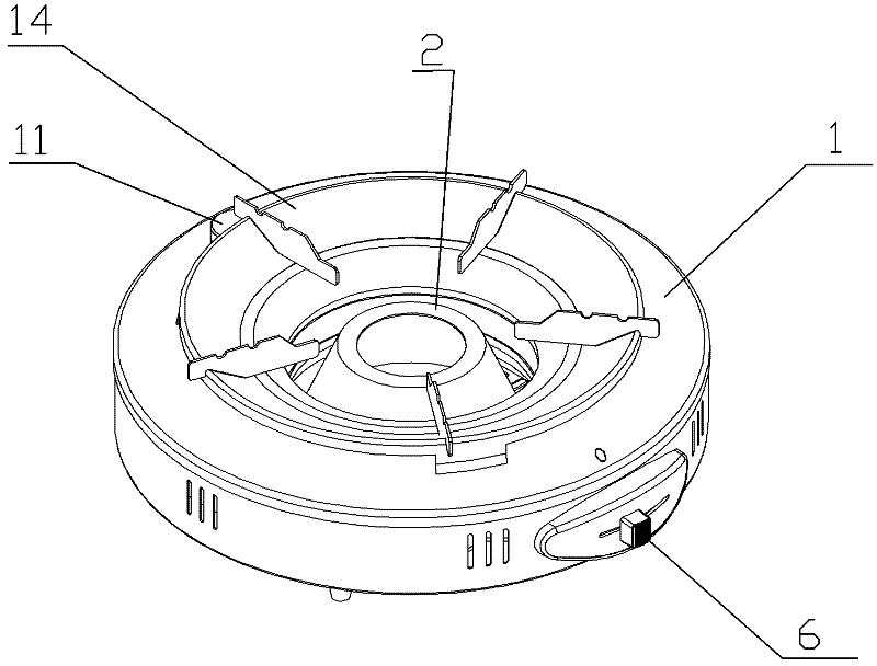 Liquid fuel hot pot stove easy in ignition at low temperature