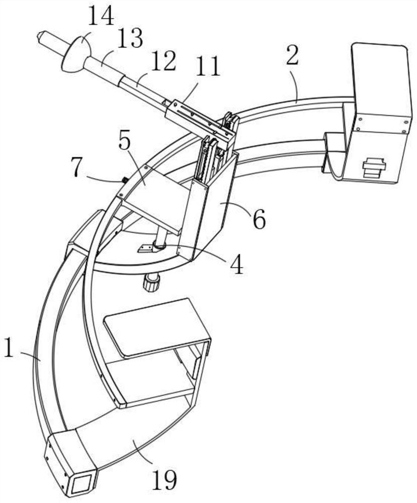 A laparoscopic uterus lifting fixer for fixing the cervix of the cervix