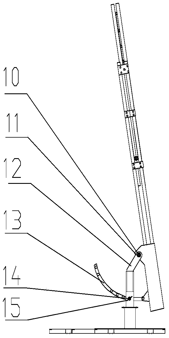 Vehicle-mounted insulating ladder device