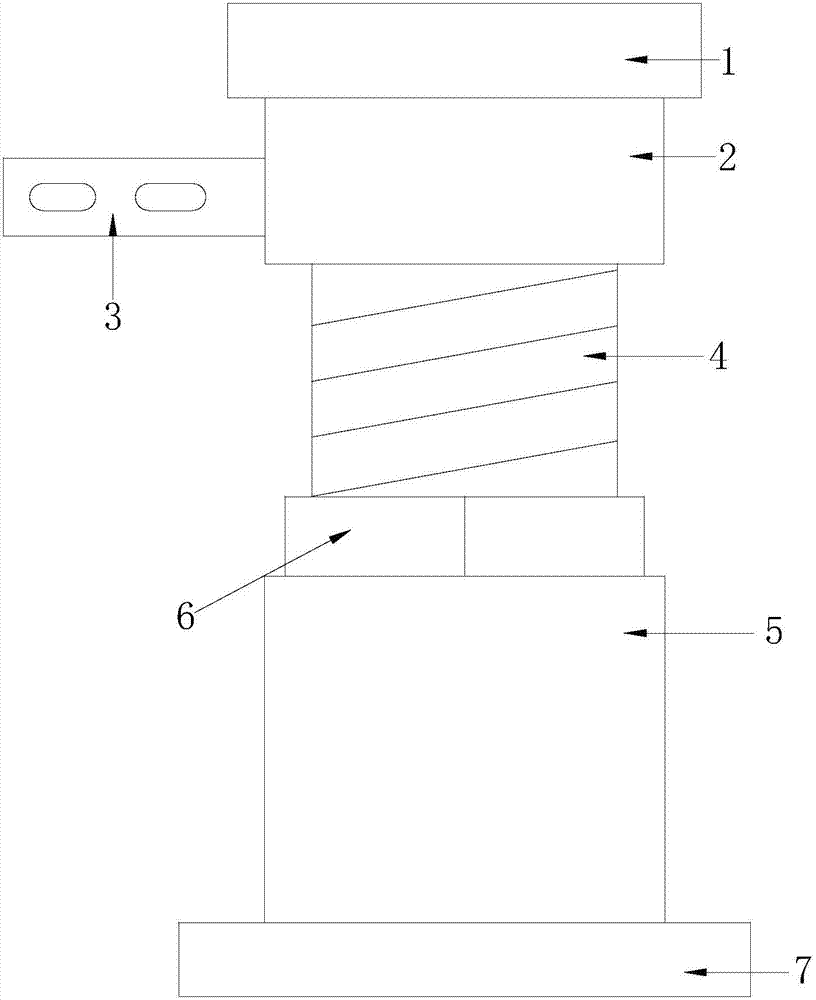 Convenient-to-regulate elevator buffer pile