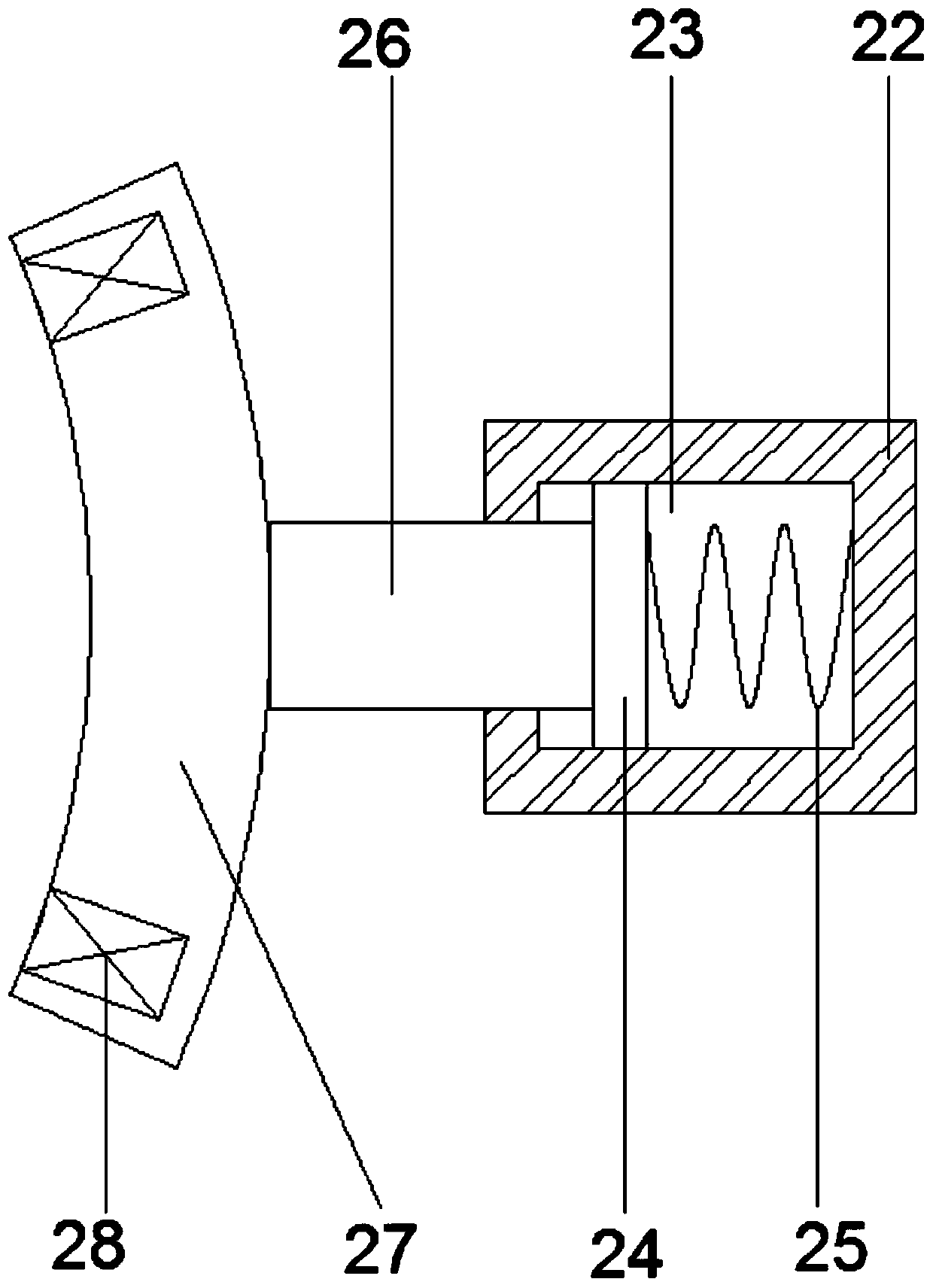 Fixing frame for automobile brake disc processing