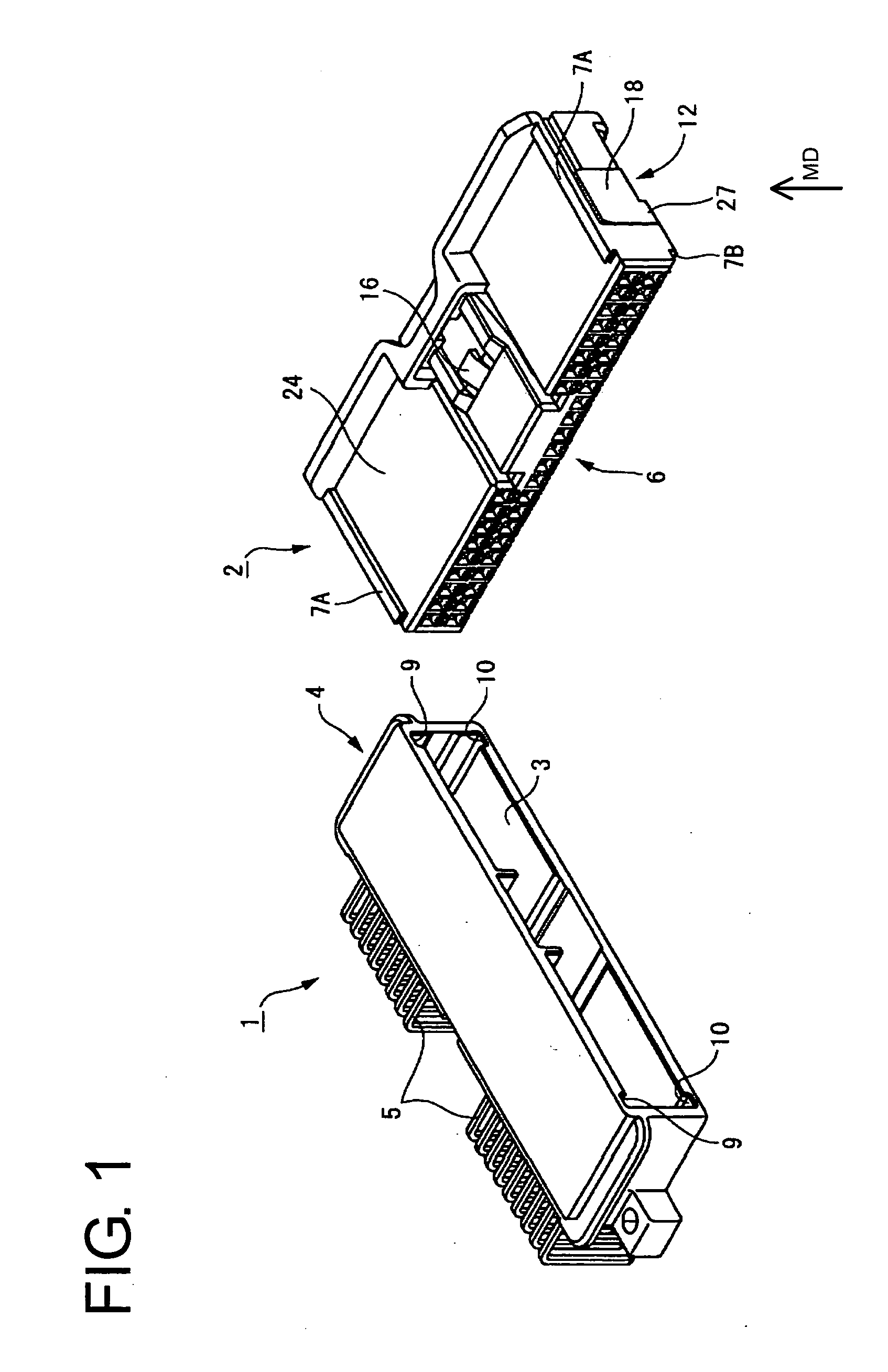 Connector, a connector assembly, a jig, and a method for withdrawing a terminal in a connector