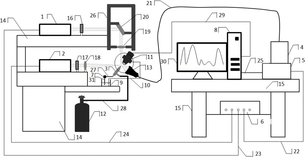 A Laser Probe Analyzer Based on Aerosolization and Resonance Excitation