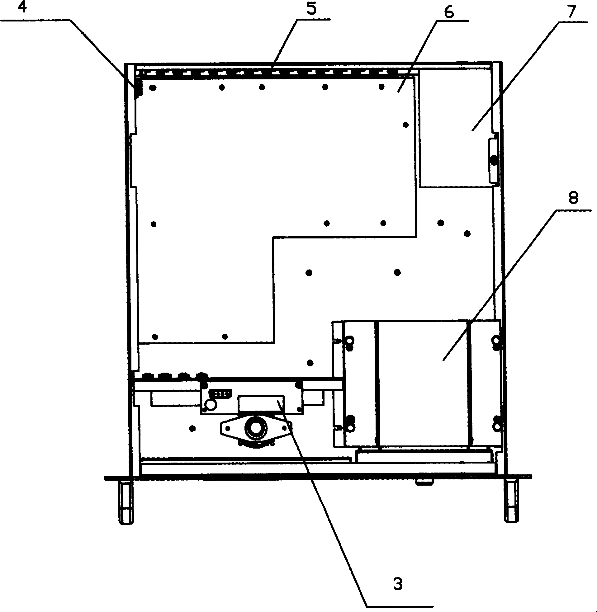 Automatic temperature control cabinet