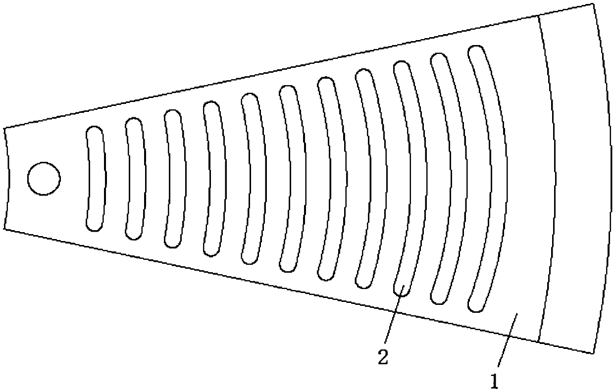 Partition board for ball mill