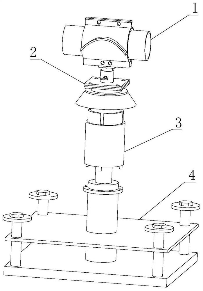 Pipeline support assembly type pile foundation structure