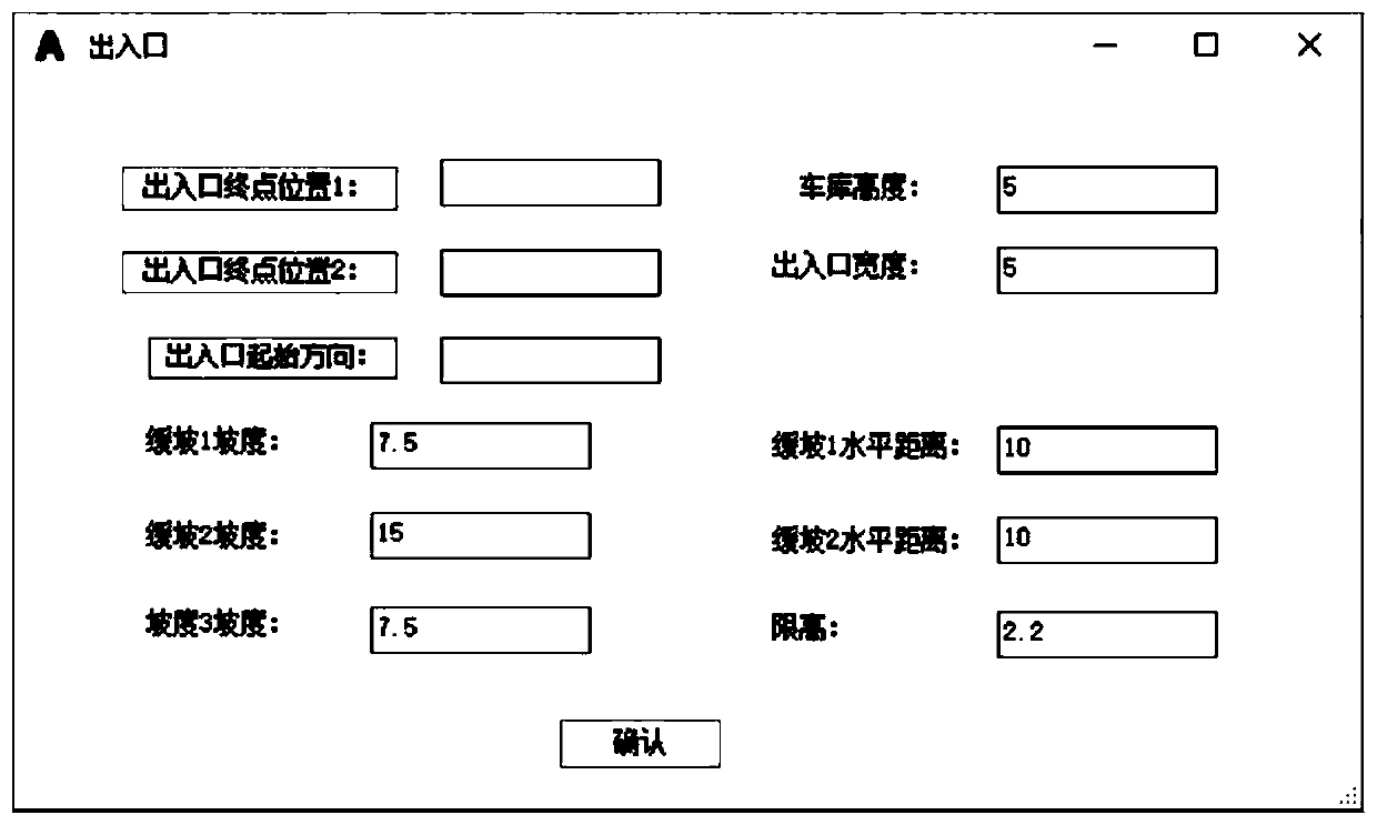 Garage design method and device, terminal and medium