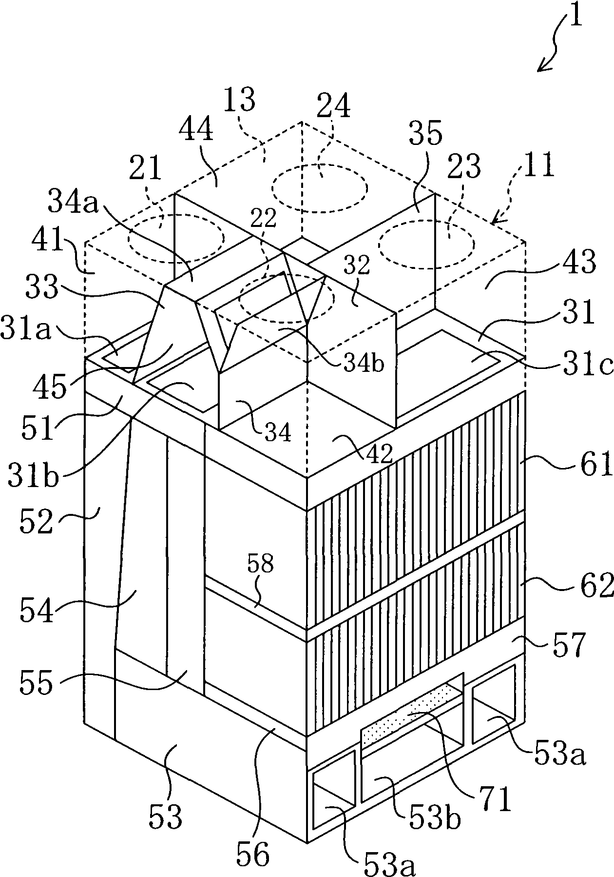 Ventilating device