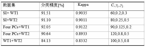 Multi-kernel support vector machine classification method for remote sensing images