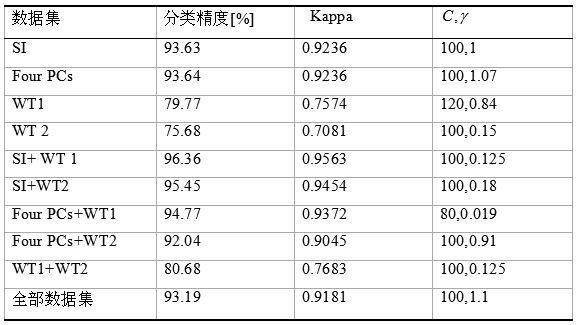 Multi-kernel support vector machine classification method for remote sensing images